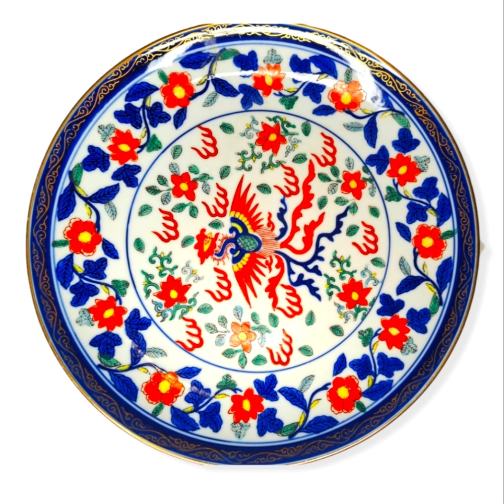 Gold imari Antique Chinese  Imperial Imported Handcrafted/painted 1952 24 plated